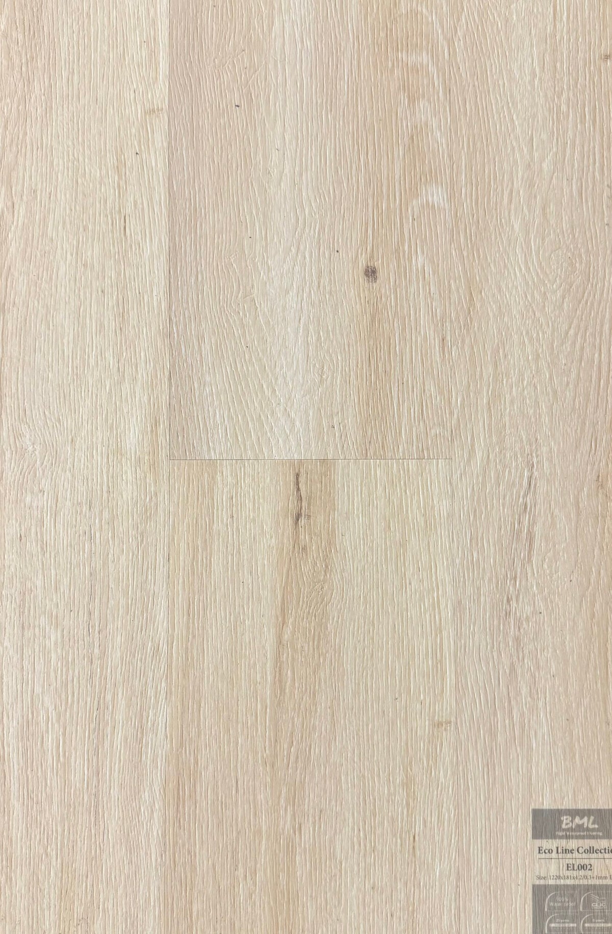 Light Ivory Oak 5.2(0.3)x187x1220 – SPC002 - Free Sample image 0