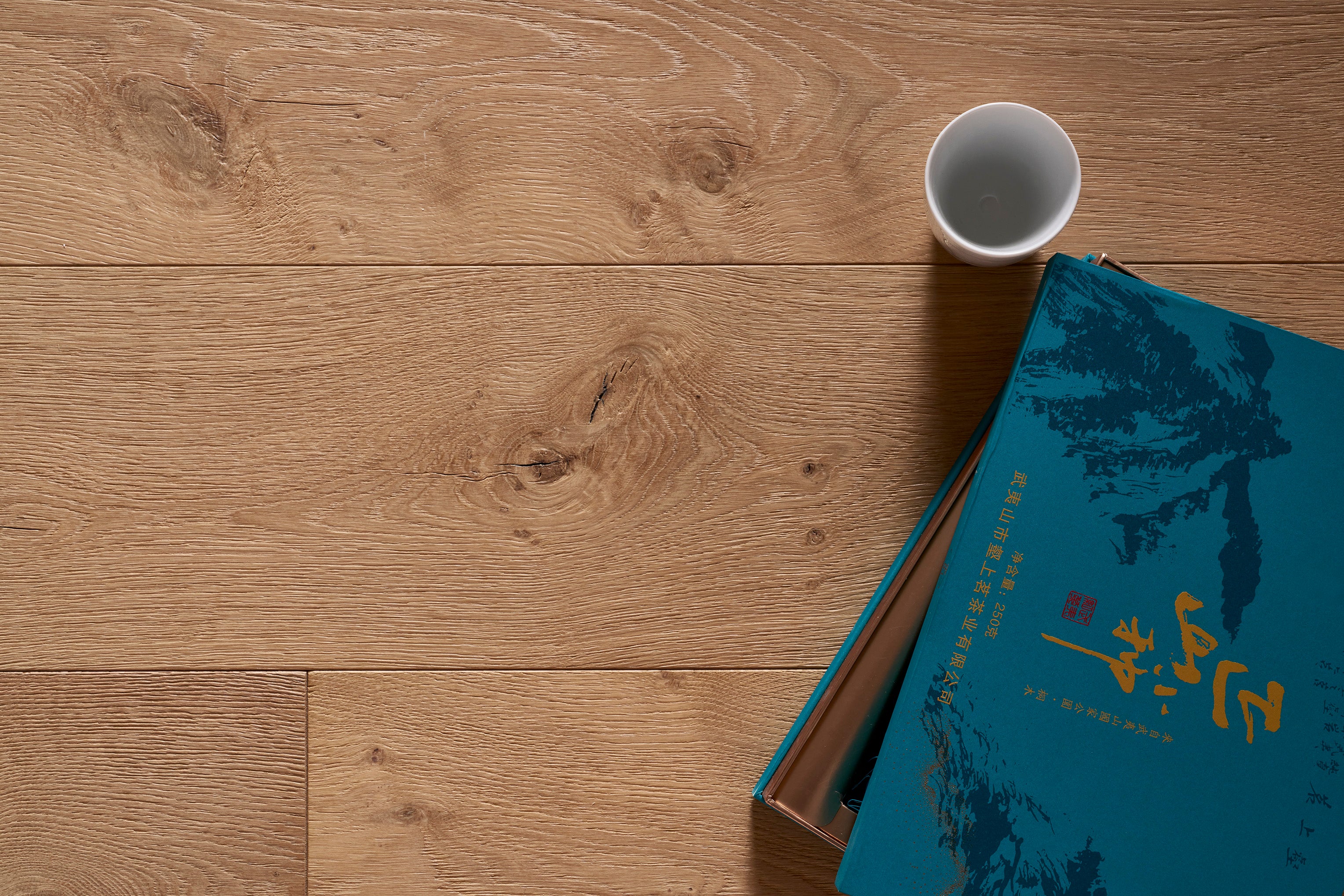 14(3)x220x2200 Brushed Invisible Raw Reactive Stain Sunken Filler Engineered Oak Flooring MAYON220 - Box Coverage 2.094m2
