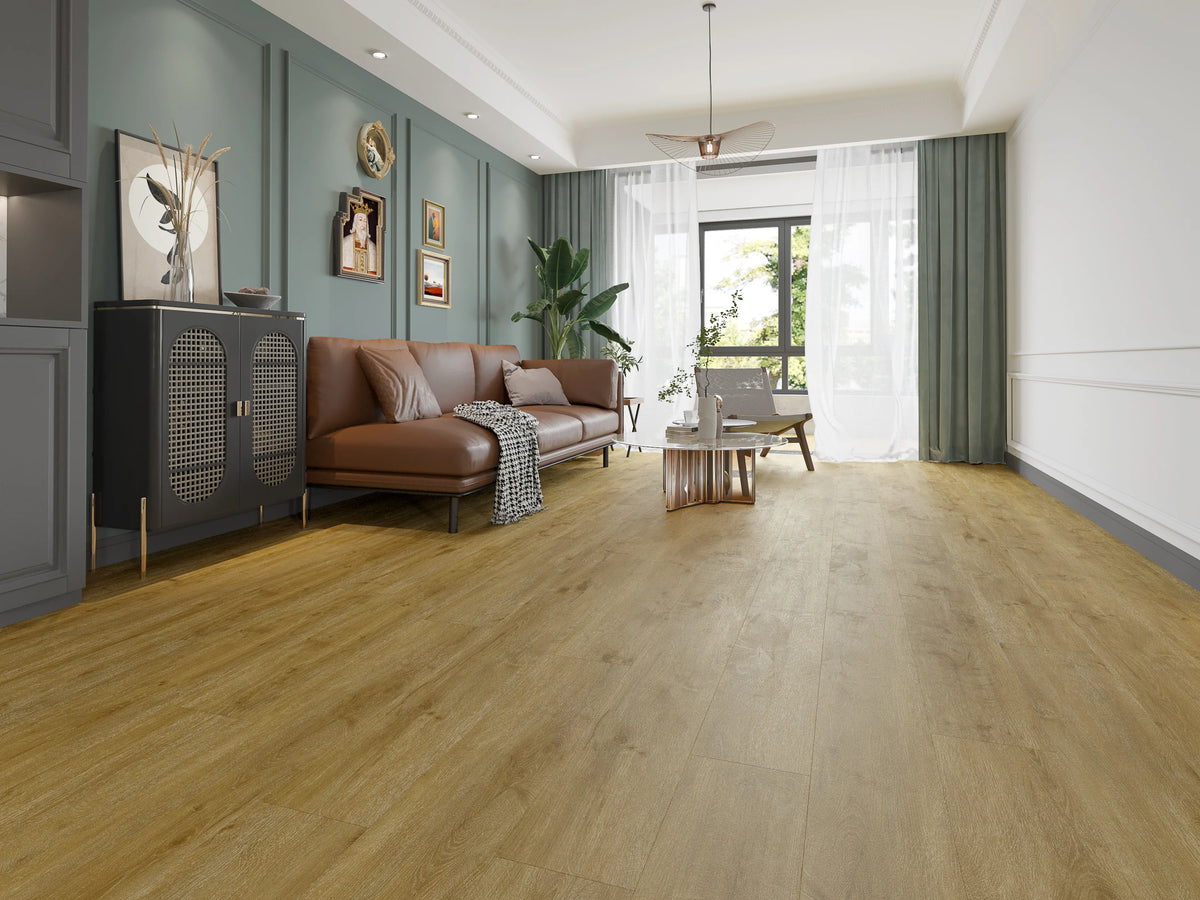 Light Honey Waterproof LVT (Built-in Underlay) - 6.5(0.5)x228x1800 - SPCWL56