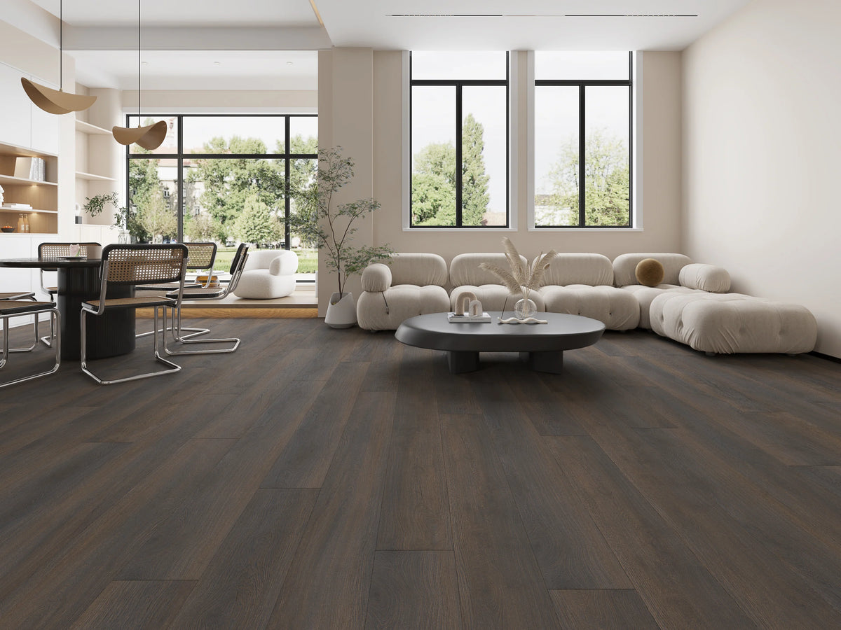 Walnut Waterproof LVT (Built-in Underlay) - 6.5(0.5)x228x1800 - SPCWL60