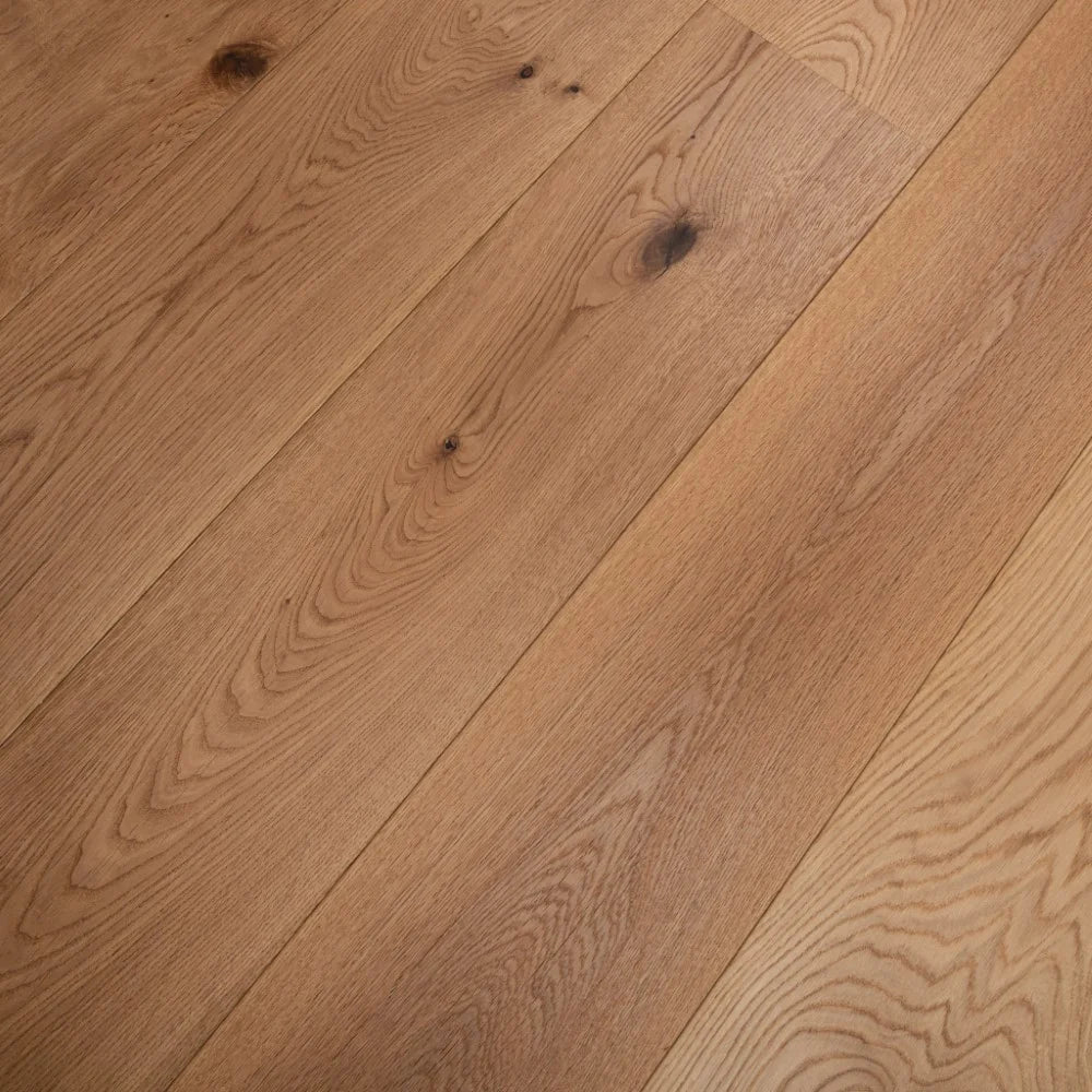 15(4)x260x2200mm Brushed Natural Oiled Engineered Oak Flooring - Box Coverage 2.860m2