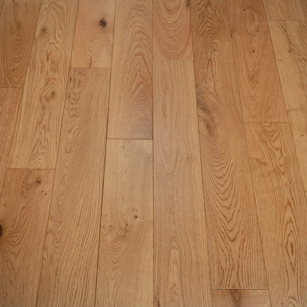 14(3)x150x300-1200 Satin Lacquered Engineered Oak Flooring - Box Coverage 1.440m2