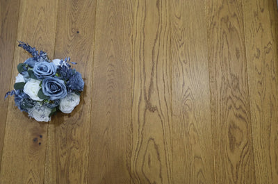 14(3)x150x1900 Golden Wheat (Brushed Lac) Engineered Oak Flooring - Box Coverage 2.28m2