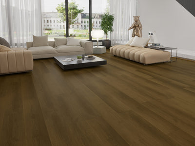 Dark Smoked Waterproof Luxury Rigid Core (Built-in Underlay) - 5.2(0.3)x187x1220 - SPC011 image 1