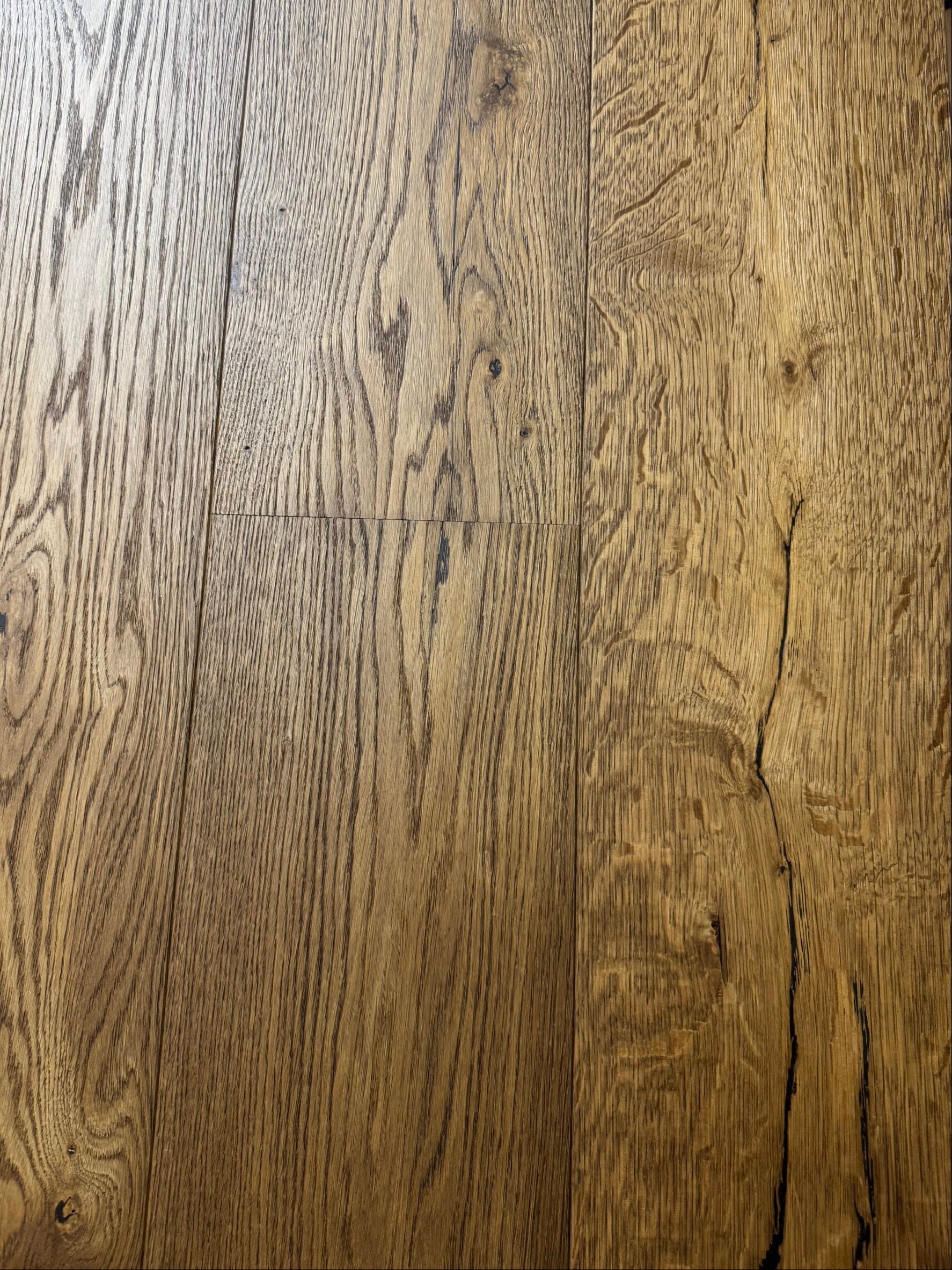 14(3)x220 Smoked Brushed Oiled Rustic Engineered Oak Flooring image 0