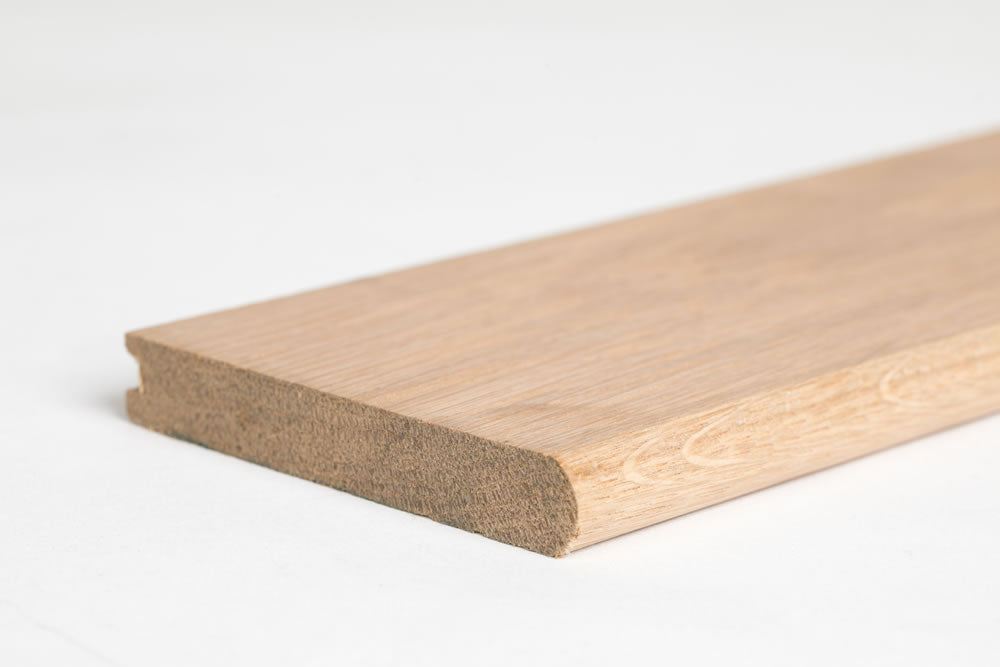 Oak Stair Nosing - Bullnose Profile (per linear metre) image 0