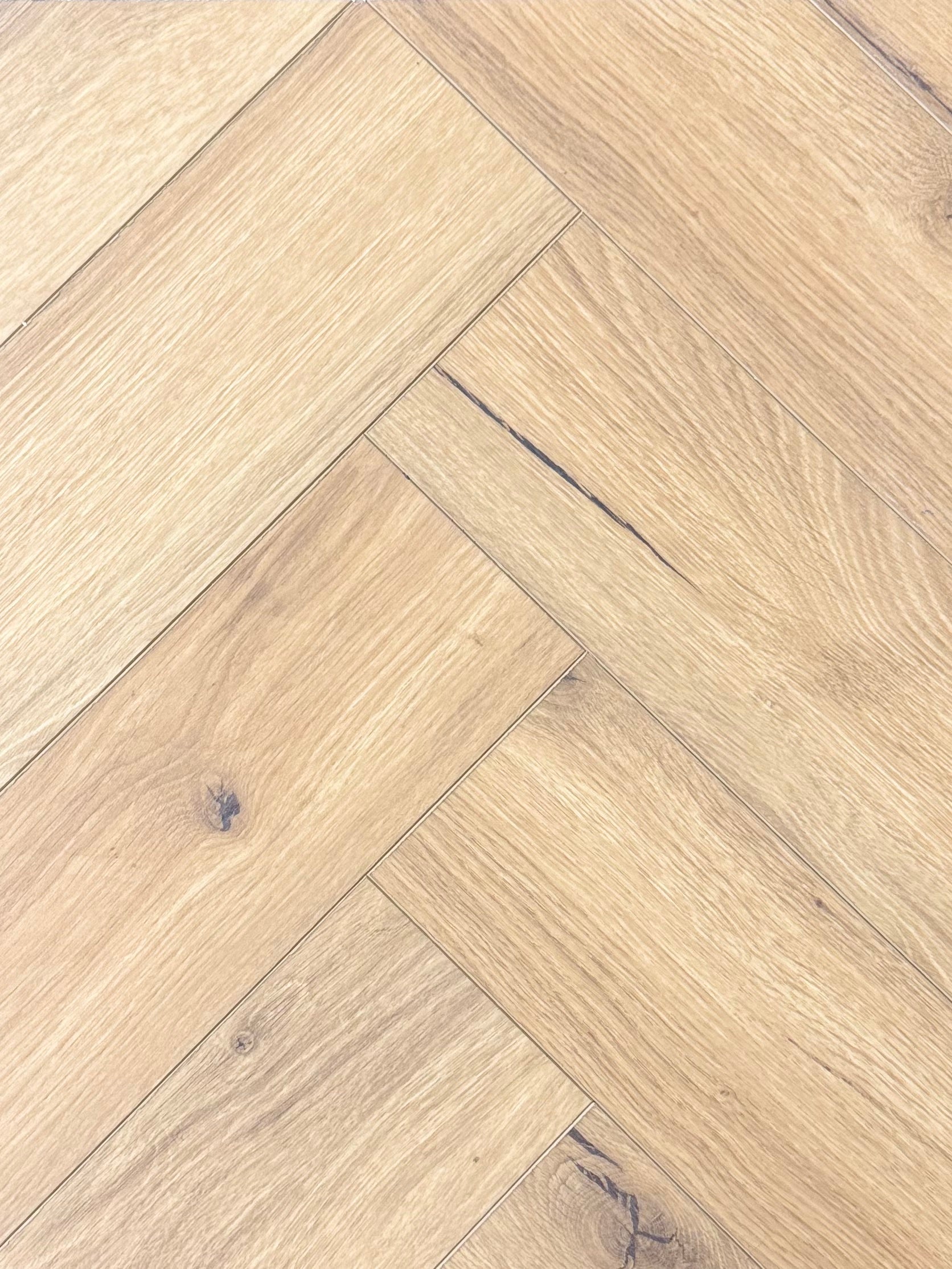 Smoked Oak Waterproof Herringbone Luxury Rigid Core (Built-in Underlay) - 6.5(0.5)x126x630 - SPC74 image 0