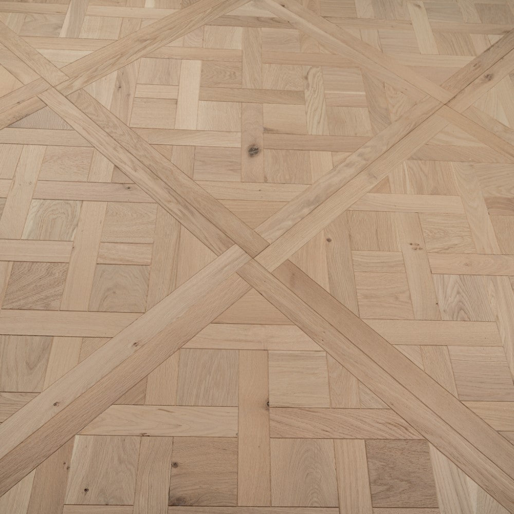 Versaille Panel 20(4)x800x800 Brushed Unfinished Oak Flooring image 1