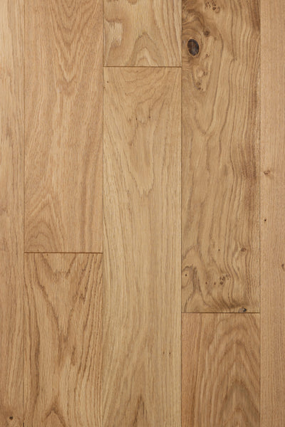 18 x 150 Brushed & Natural Oiled Solid Oak Flooring image 0