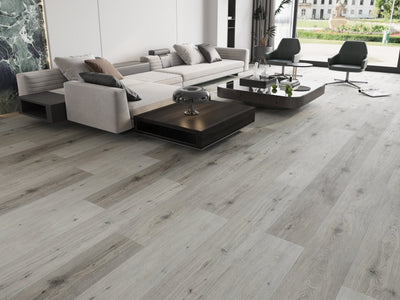 Manor Grey Oak Waterproof Luxury Rigid Core (Built-in Underlay) - 6.5(0.5)x228x1524 - SPCXL29 image 1