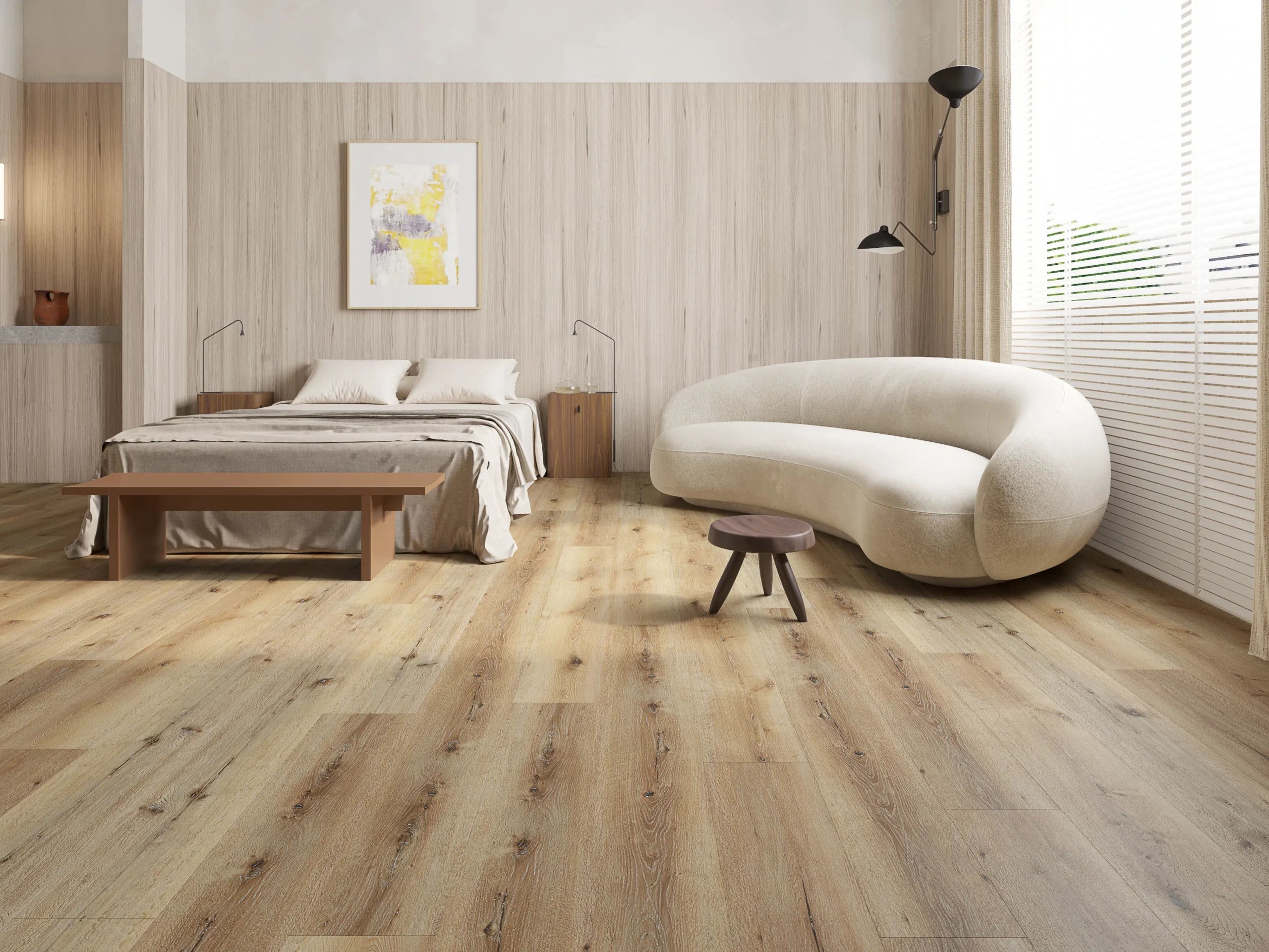 Tawny Oak Waterproof Luxury Rigid Core (Built-in Underlay) - 6.5(0.5)x228x1524 - SPCXL25 image 1
