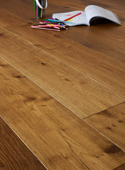 14(3)x190x1900 Smoked UV Oiled Engineered Oak Flooring E3003 - Box Coverage 2.888m2
