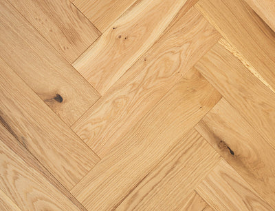 15(4)x125x600 Brushed Natural Oiled Herringbone Engineered Oak Flooring