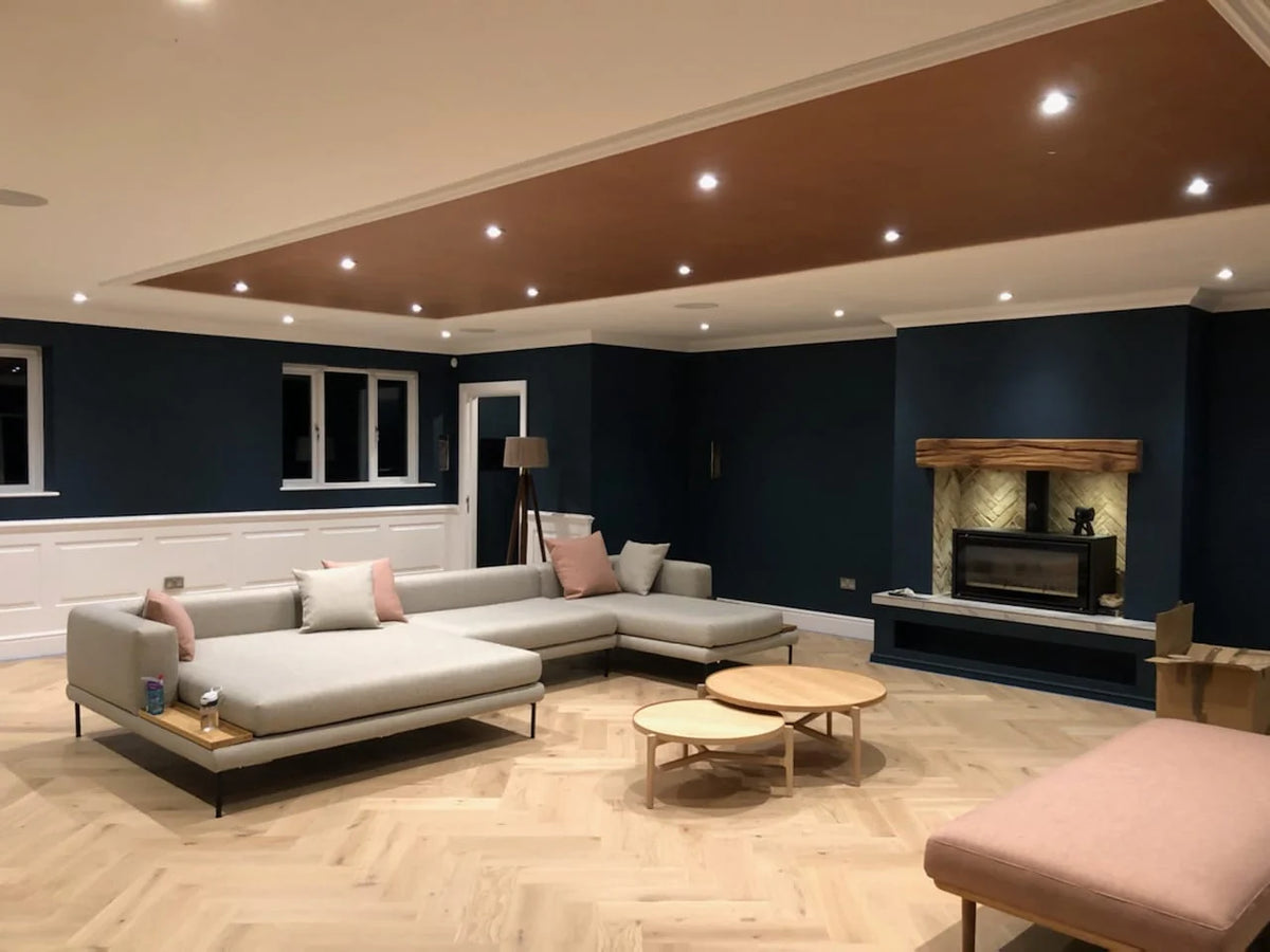 14(3)x150x600 Invisible Lacquered Herringbone - Box Coverage 1.8m2