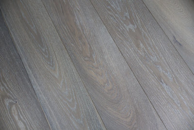 15(4)x260x2200mm Smoked White Oiled Engineered Oak Flooring - Box Coverage 2.860m2