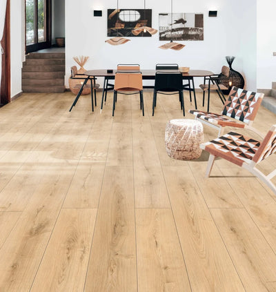 12mm x 198mm x 1218mm Invisible Oak Laminate Flooring - LAM331