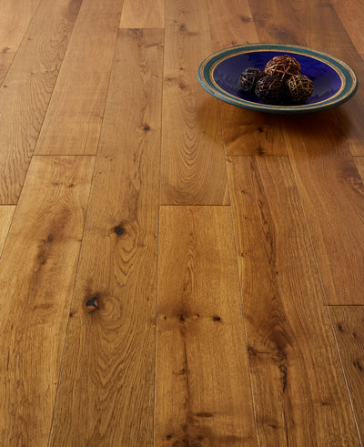 14(3)x190x1900 Brushed Smoked UV Oiled Engineered Oak Flooring E3004 - Box Coverage 2.888m2