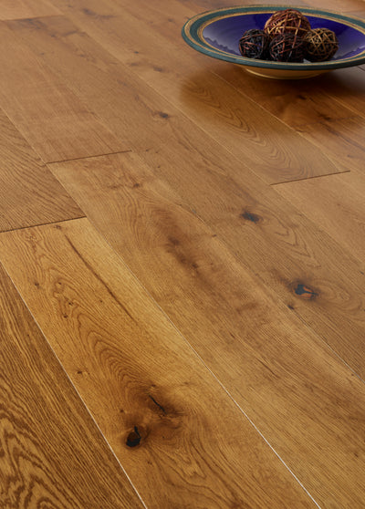 14(3)x190x1900 Brushed Smoked UV Oiled Engineered Oak Flooring E3004 - Box Coverage 2.888m2