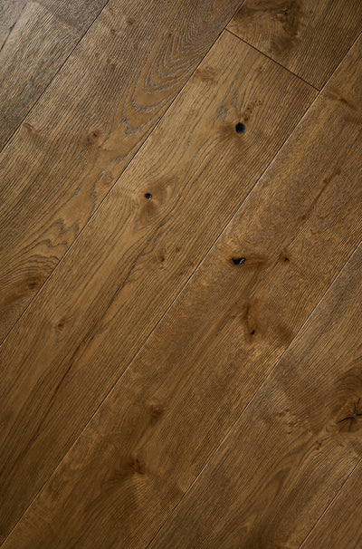 14(3)x220x2200 Brushed Smoked Reactive Stain Sunken Filler Engineered Oak Flooring MERAPI220 - Box Coverage 2.094m2