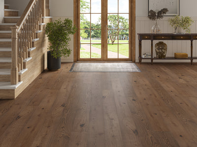 14(3)x190x1900 Brushed Coffee Lacquered Engineered Oak Flooring