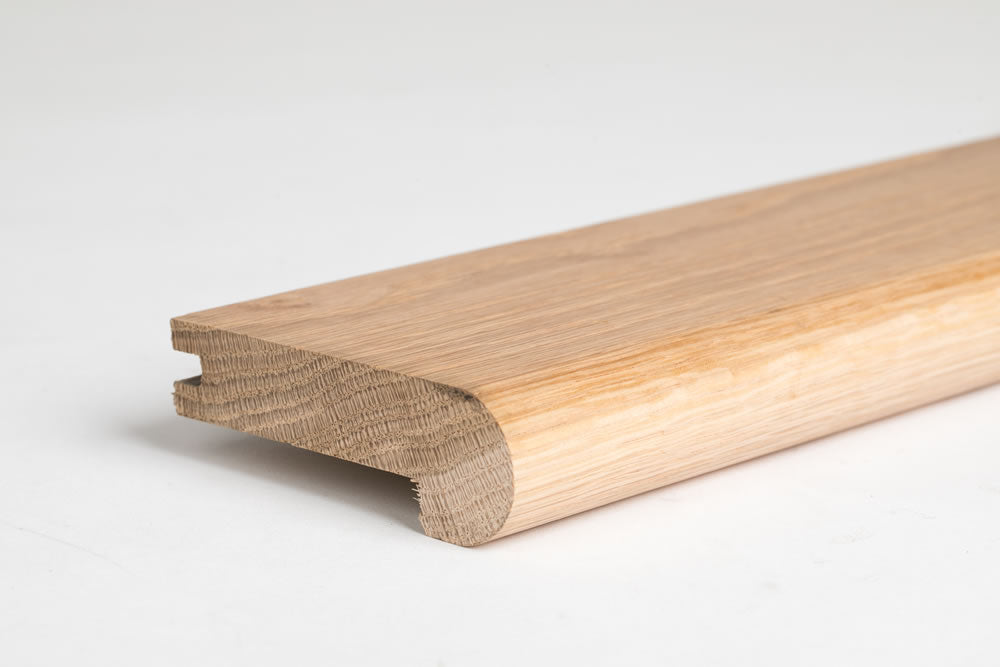 Oak Stair Nosing L-Shaped - To Suit 15/18/20/21mm Flooring