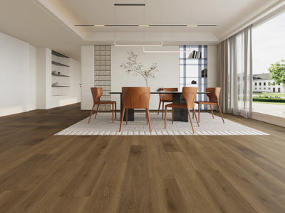 Hazel Oak Waterproof LVT (Built-in Underlay) - 6.5(0.5)x228x1220 - SPCWL54