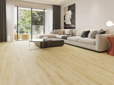 Sandy Grey Waterproof LVT (Built-in Underlay) - 6.5(0.5)x228x1800 - SPCWL59
