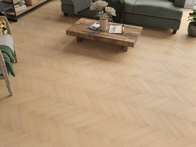 20(6)x80x350 Brushed Invisible Oiled Herringbone Engineered Oak Flooring