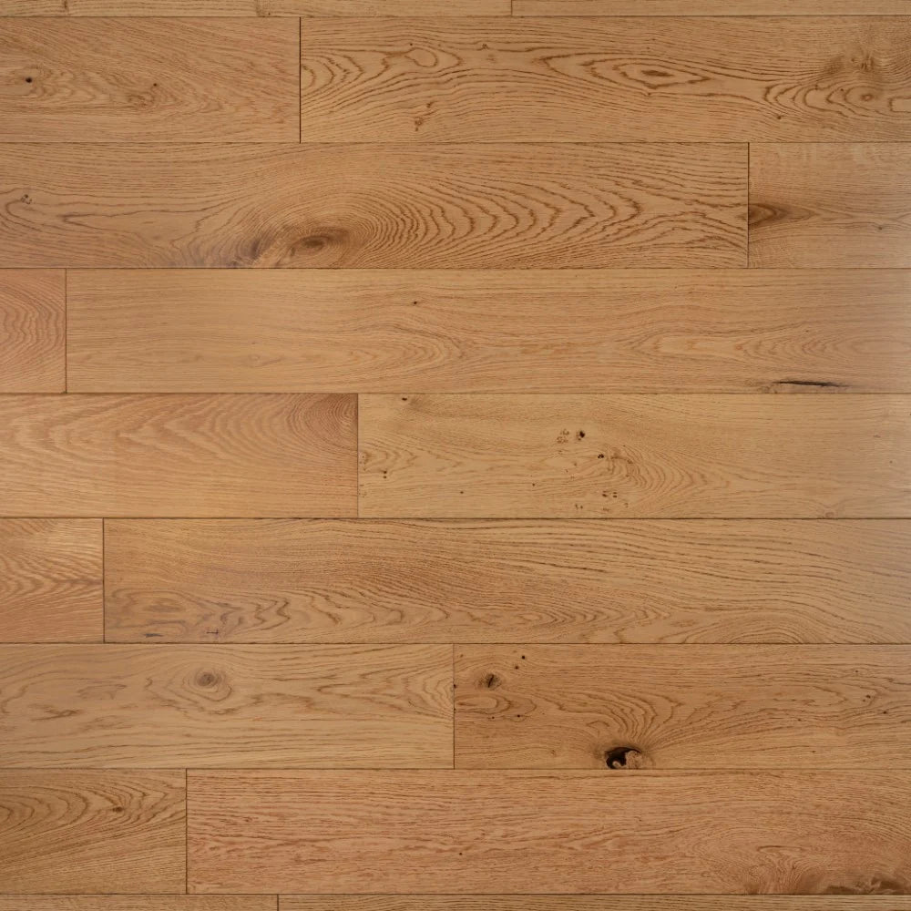 14(3)x150x300-1200 Satin Lacquered Engineered Oak Flooring - Box Coverage 1.440m2