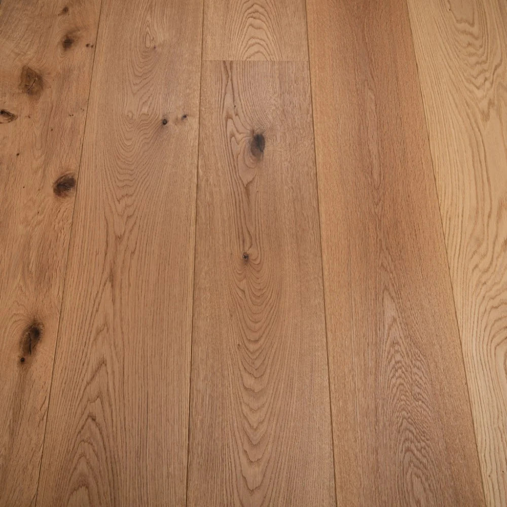 15(4)x260x2200mm Brushed Natural Oiled Engineered Oak Flooring - Box Coverage 2.860m2