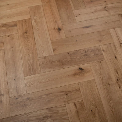14(3)x150x600 Brushed Lacquered Herringbone - Box Coverage 1.8m2
