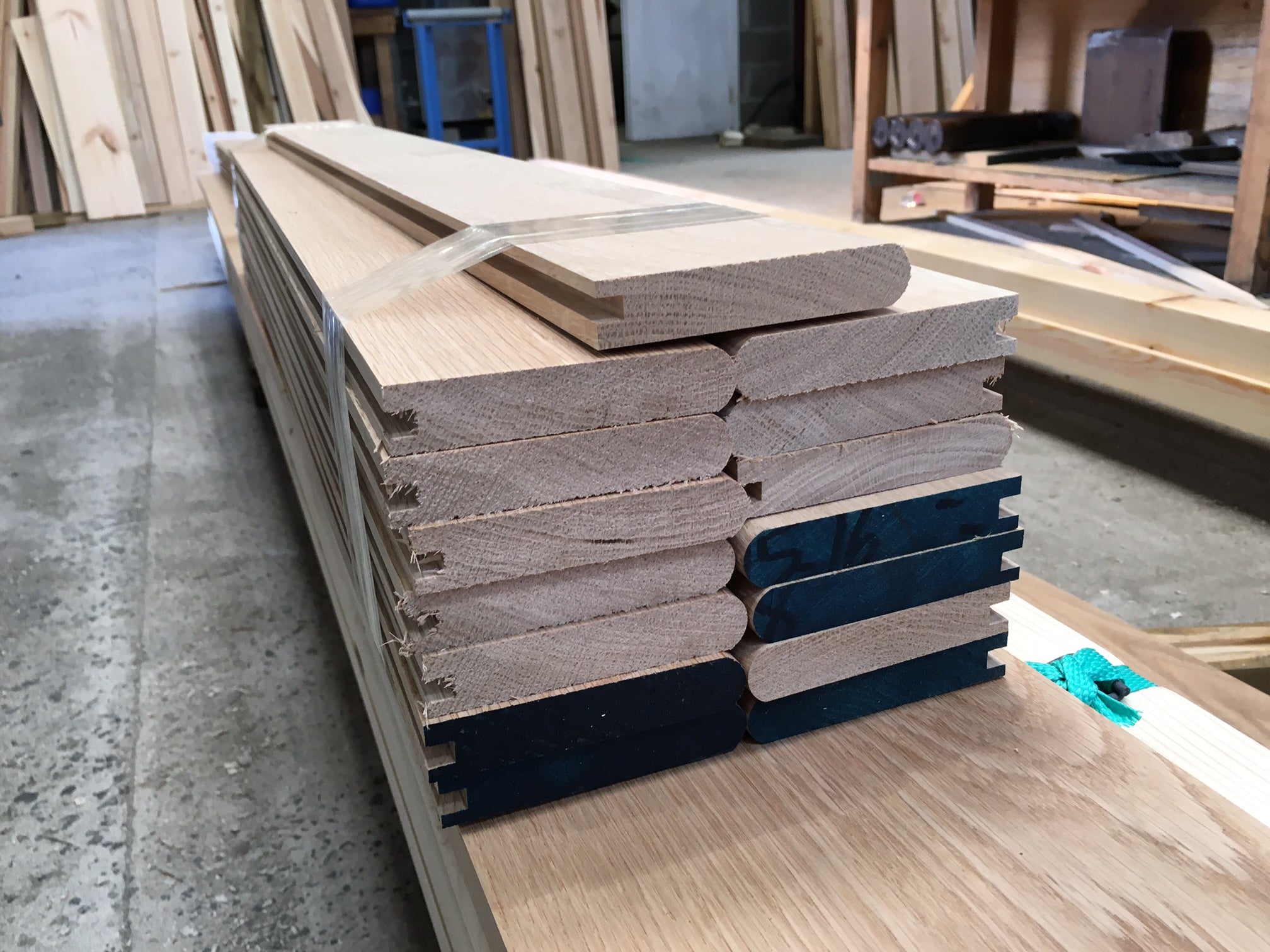 Oak Stair Nosing - Bullnose Profile (per linear metre) image 2