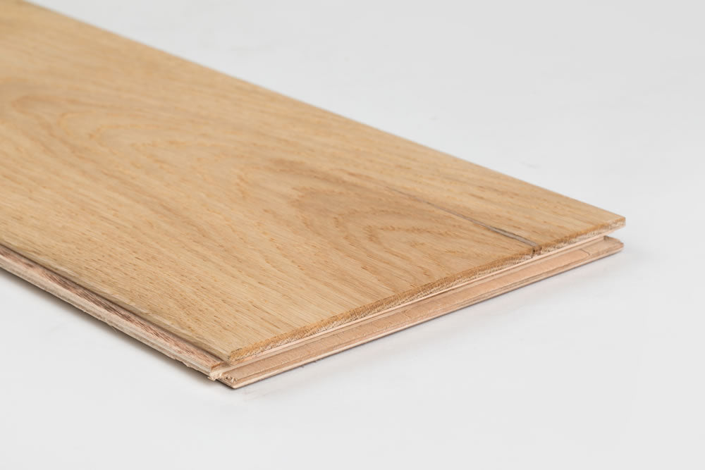 14(3)x220 Brushed & Natural Oiled Rustic Engineered Oak Flooring image 1