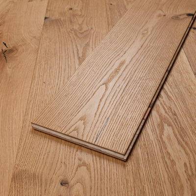 14(3)x220 Brushed & Natural Oiled Rustic Engineered Oak Flooring image 0