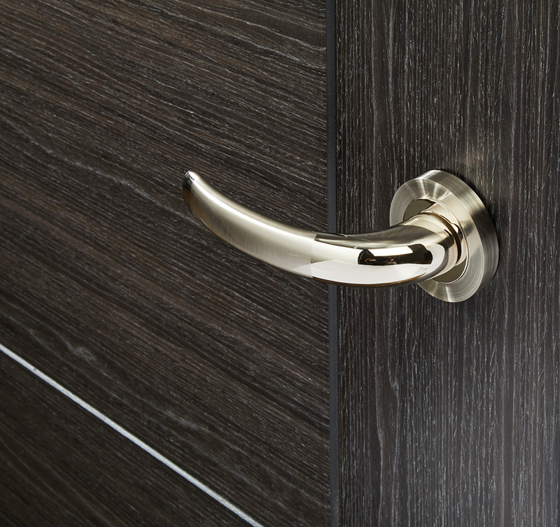 LPD Hydra Polished Chrome Internal Door Handle Hardware Pack image 1