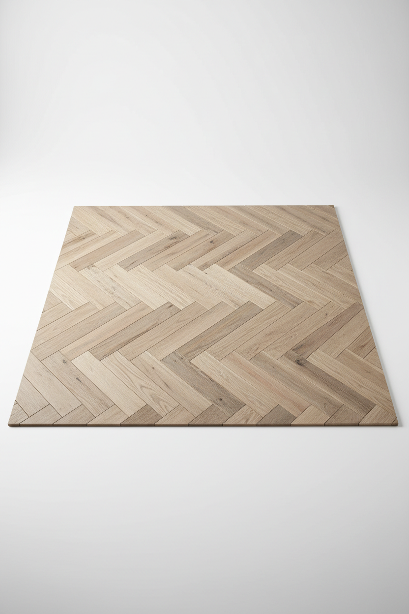 Herringbone Flooring - Unfinished Portrait Hero Shot