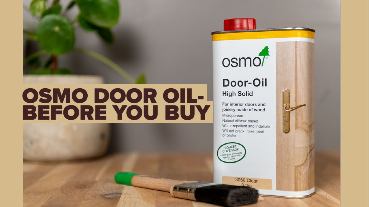Osmo 1LTR Clear Satin Door Oil